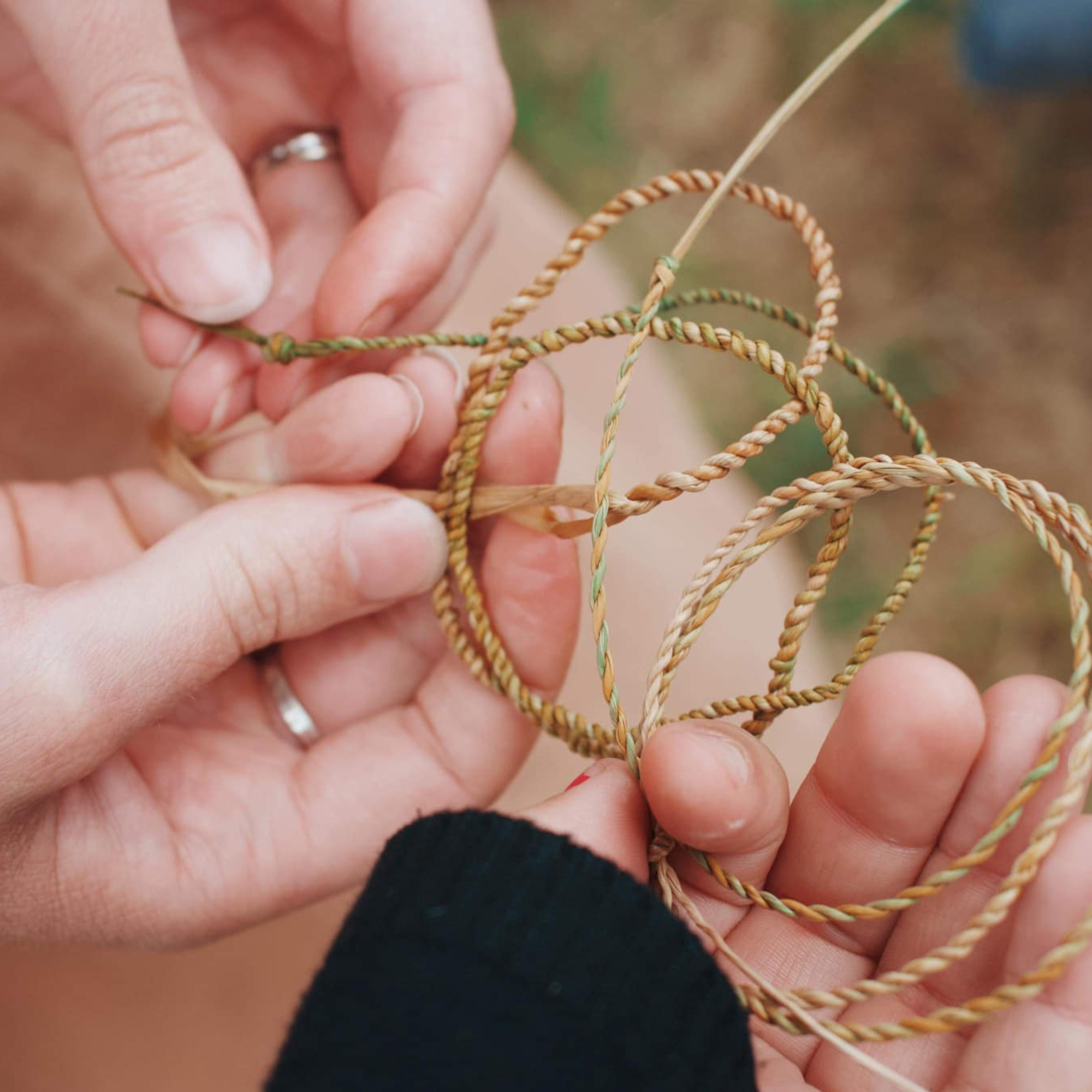 Mannalargenna Day Festival Hands with string