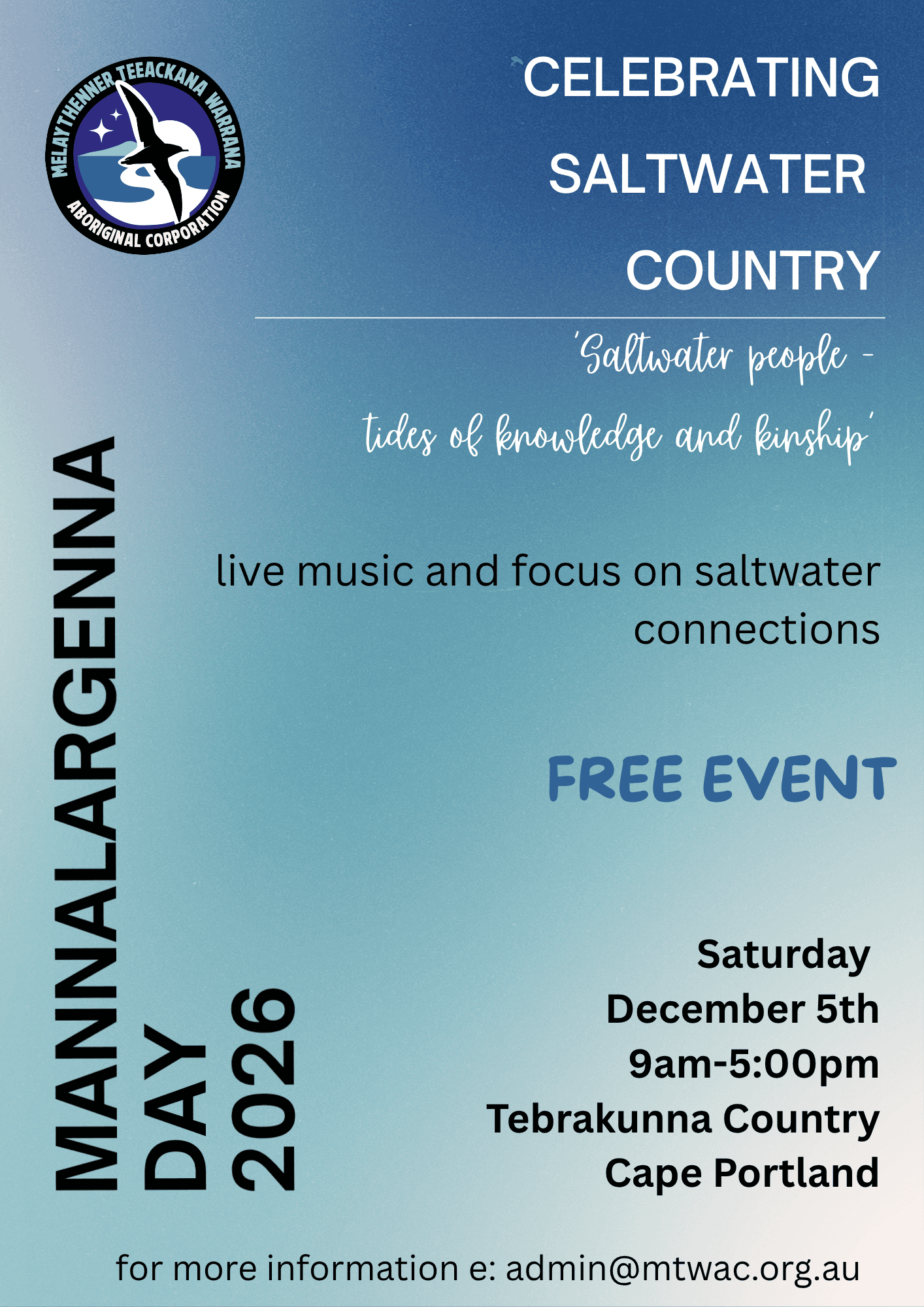 Mannalargenner Day Invitation 2026